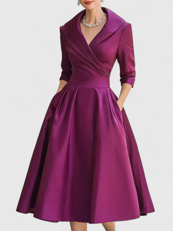 RACHEL | Elegant midi dress