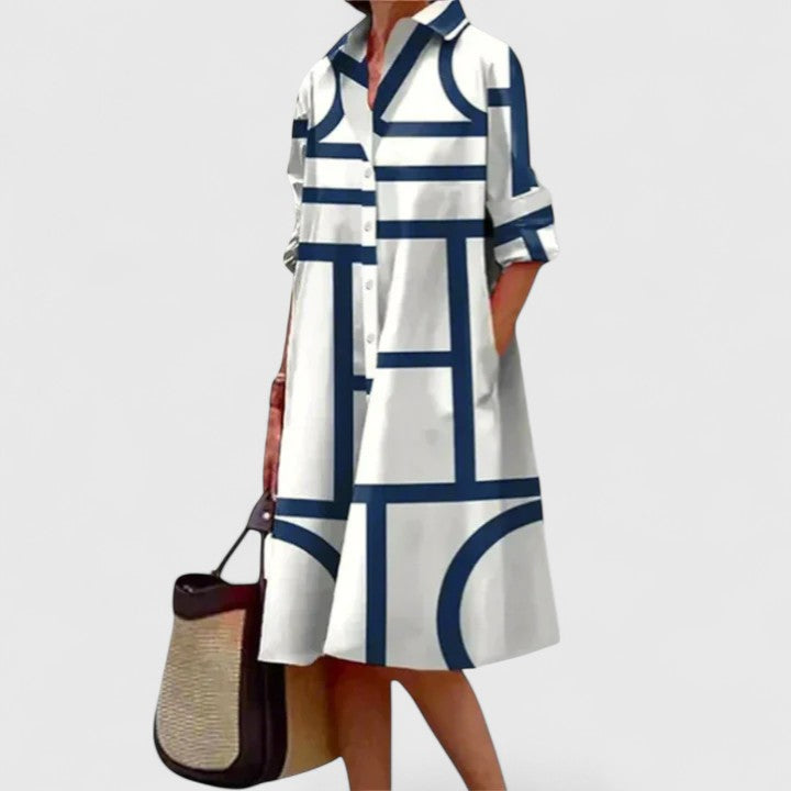 XIN YI | Polka dot midi dress