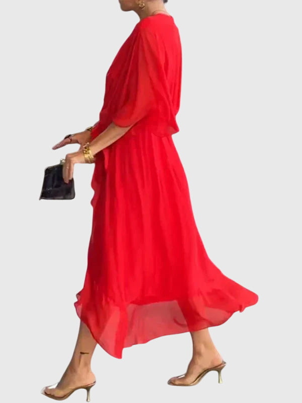CHLOE | V-neck elegant dress