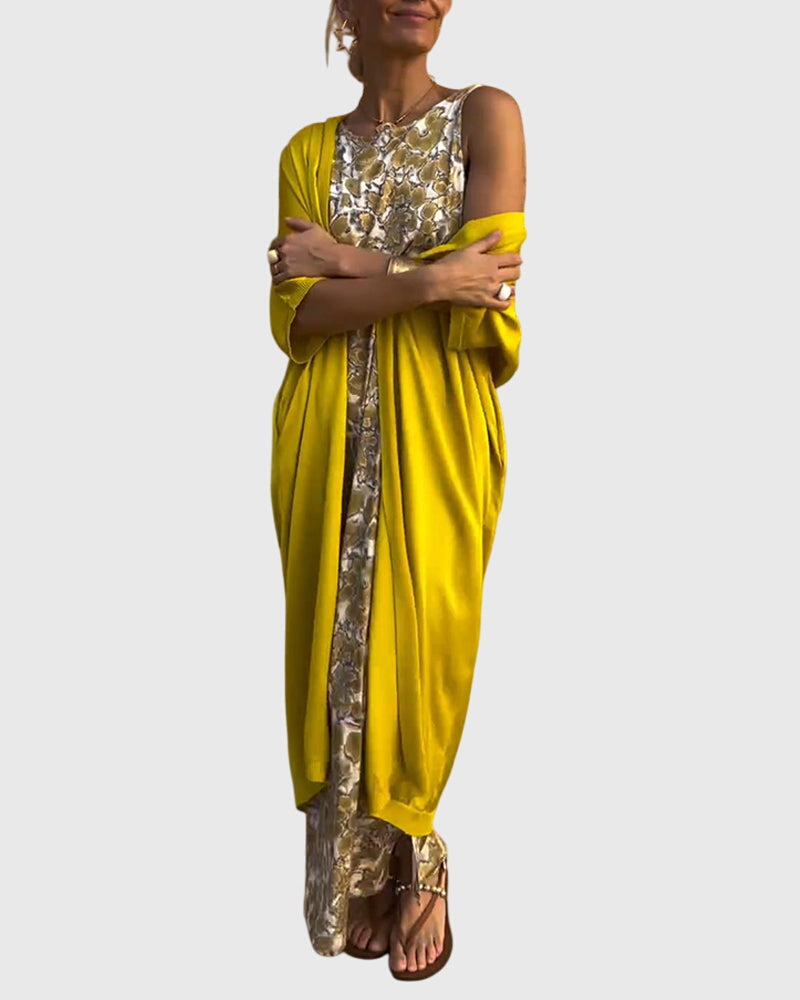 VIVIAN | Set with midi dress and jacket