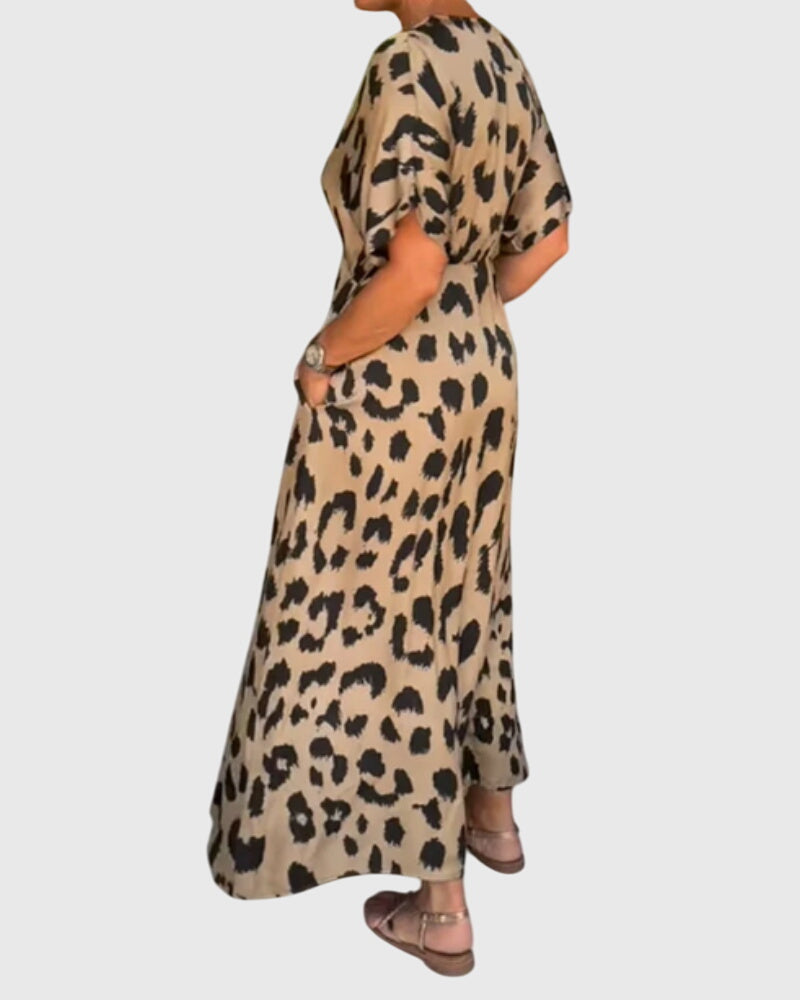 HUI LING | Tiered midi dress