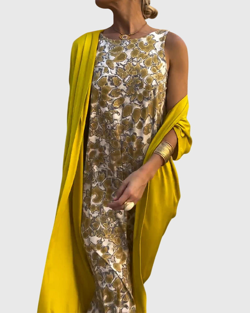 VIVIAN | Set with midi dress and jacket