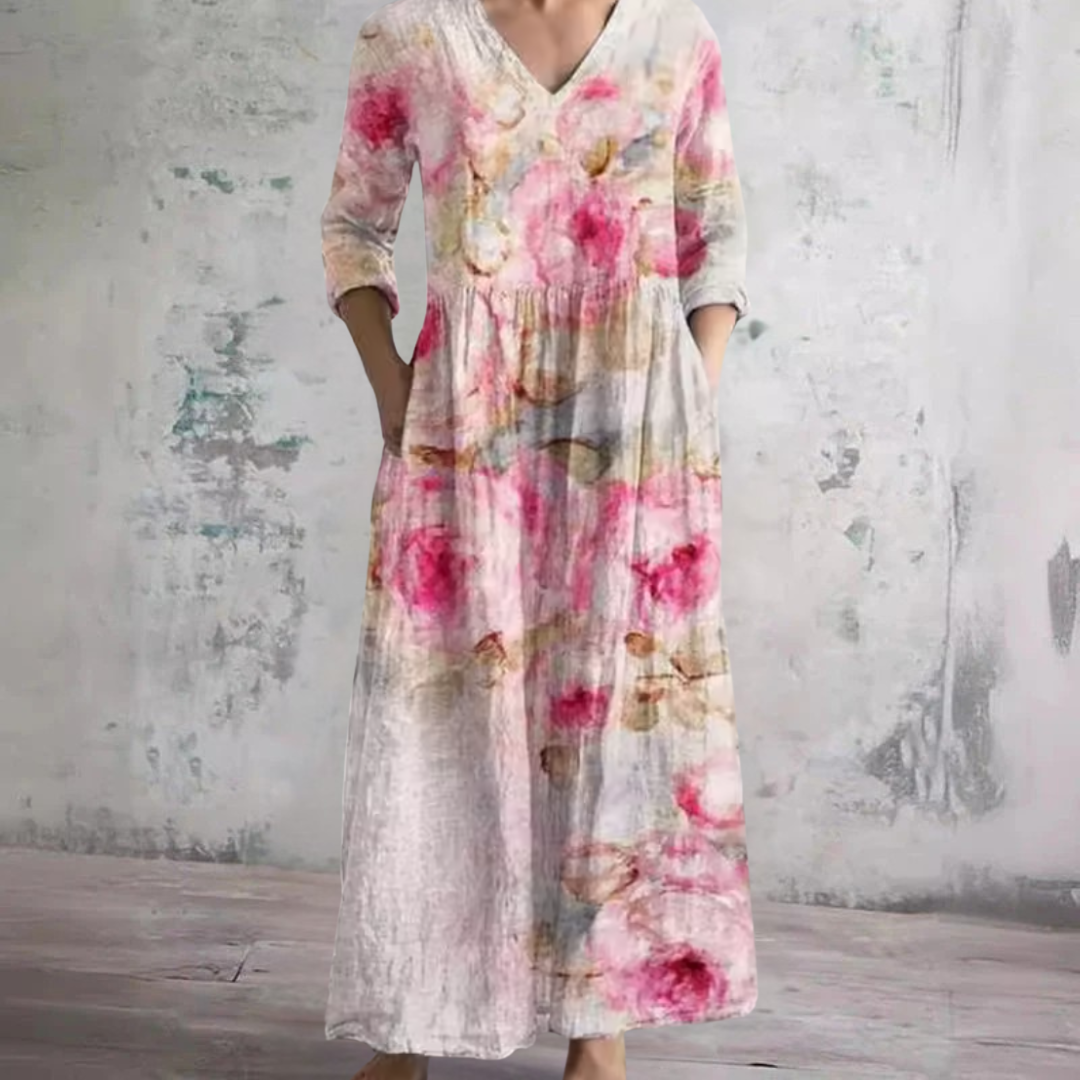 BARBARA | Floral midi dress