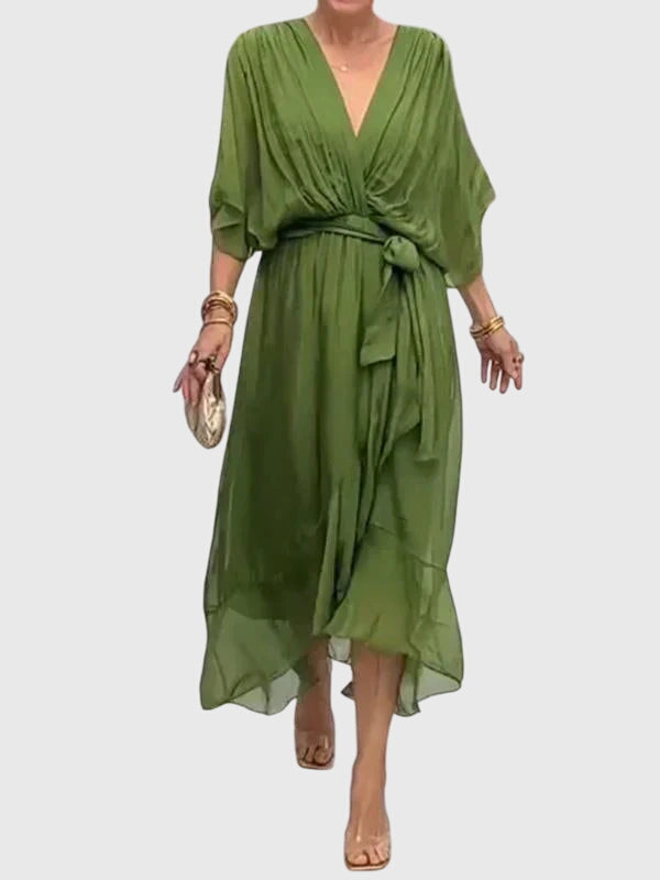 CHLOE | V-neck elegant dress
