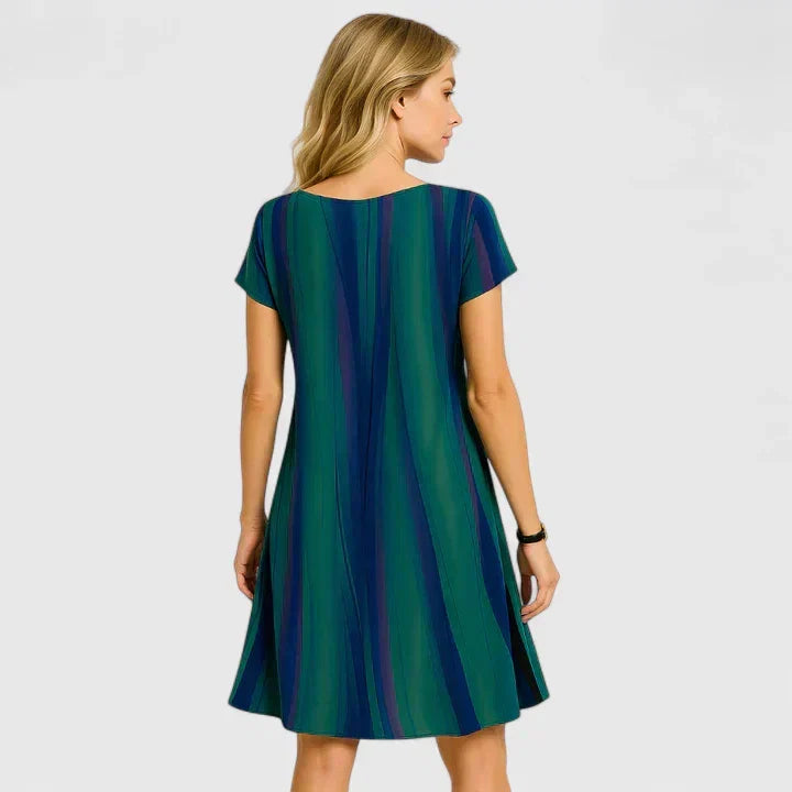 NURUL | Printed midi dress