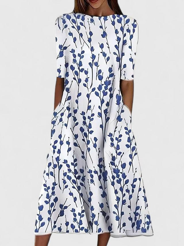 AISYAH | Floral midi dress
