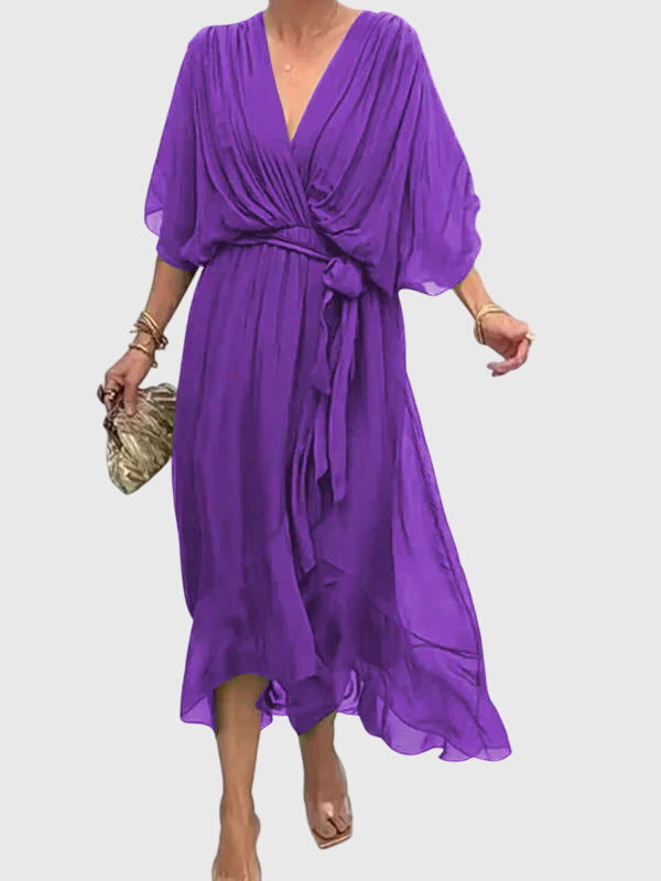 CHLOE | V-neck elegant dress