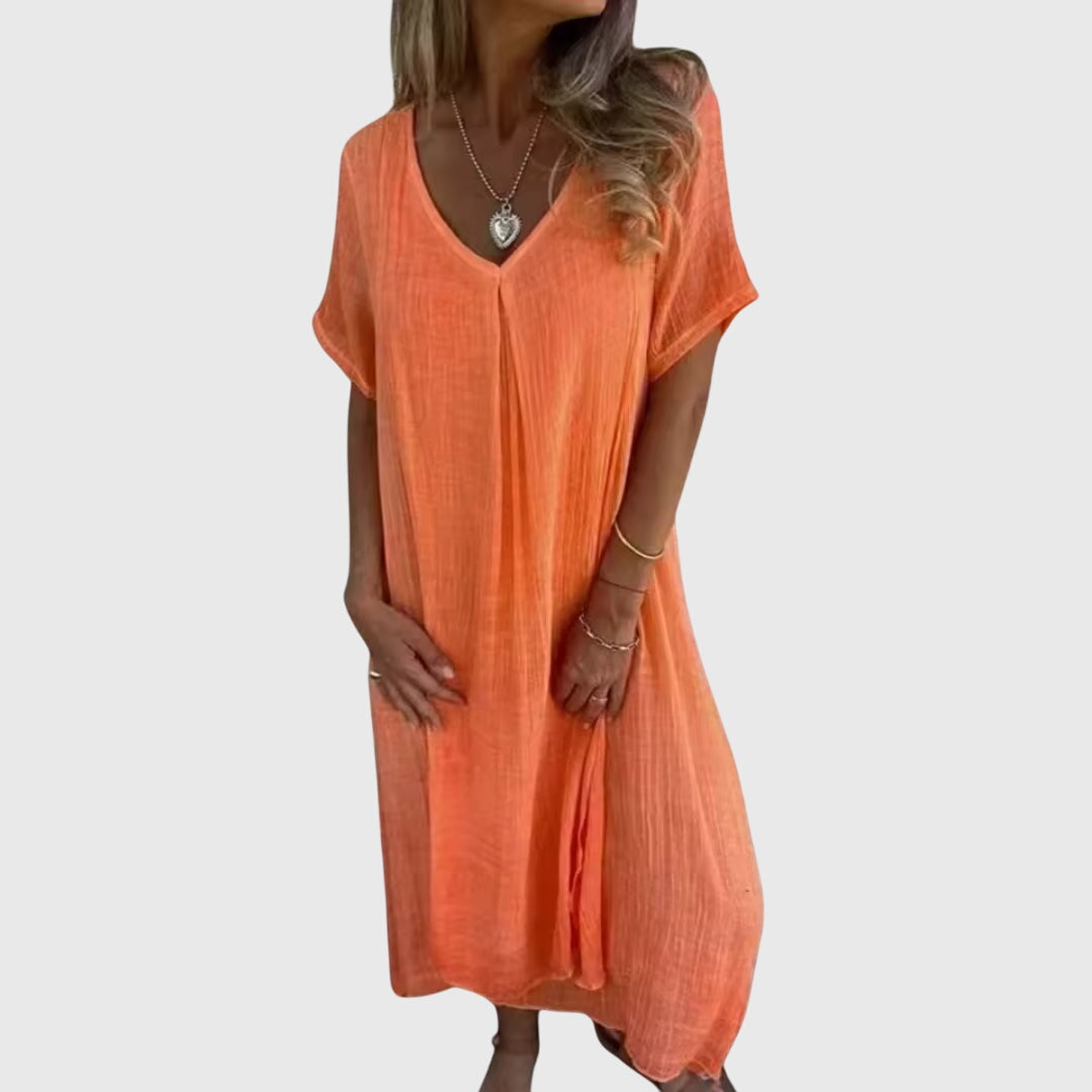 FIONA | Lightweight V-neck dress