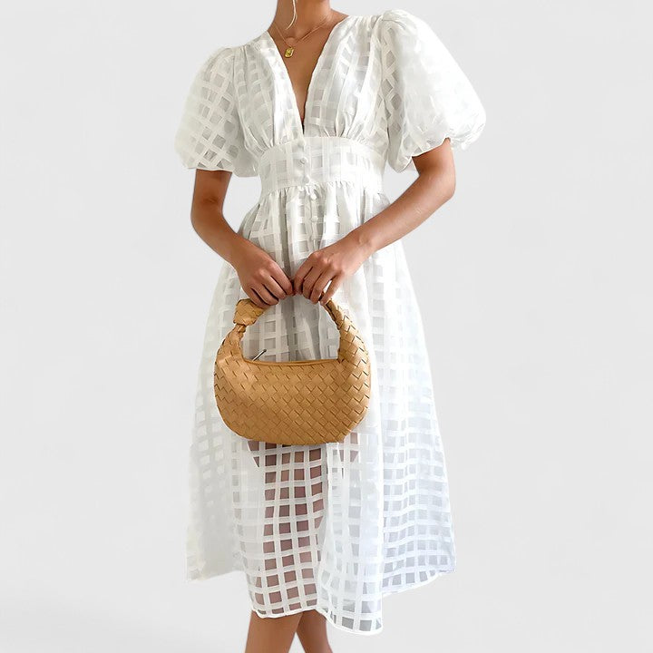 SAMANTHA | Elegant midi dress