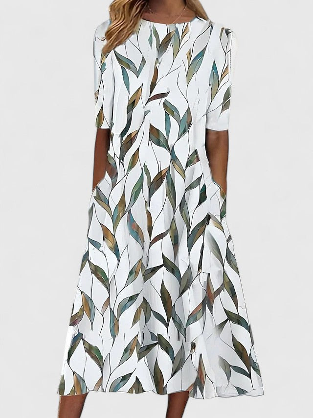 AISYAH | Floral midi dress