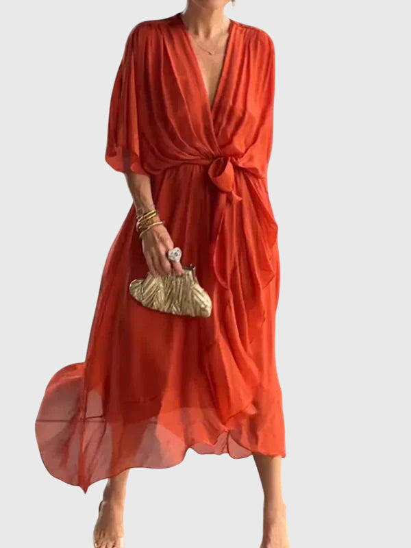 CHLOE | V-neck elegant dress