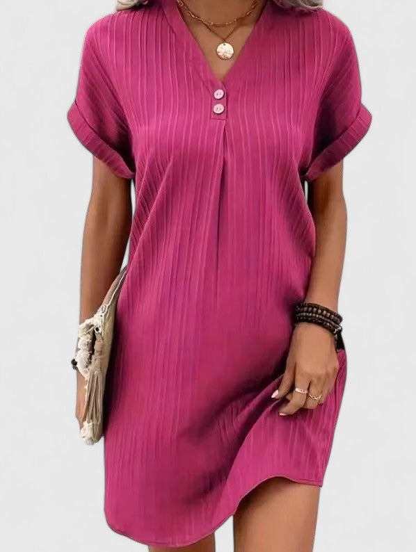 NURUL | Draped relaxed-fit dress