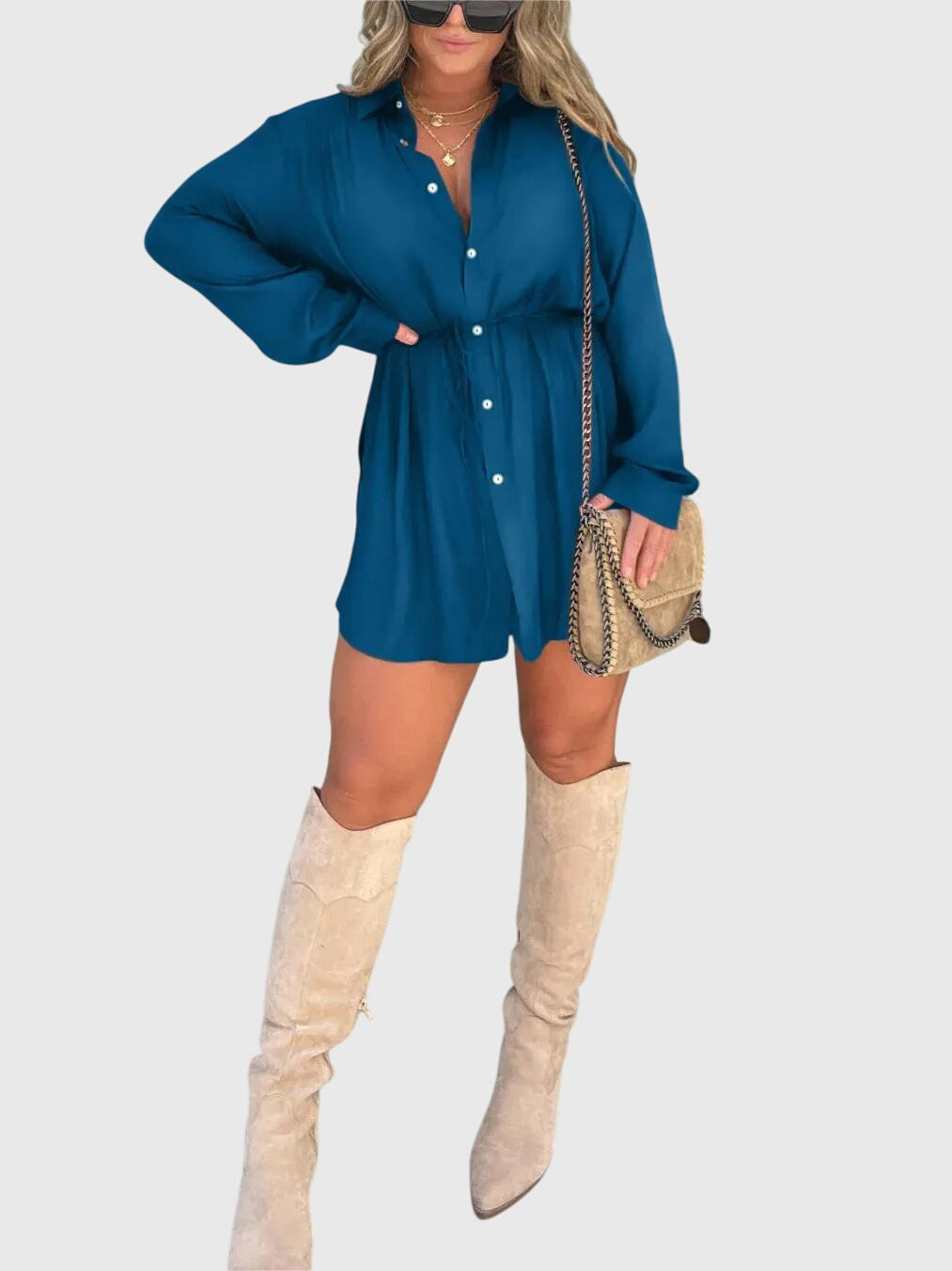 PRIYA | Romper dress with built-in shorts