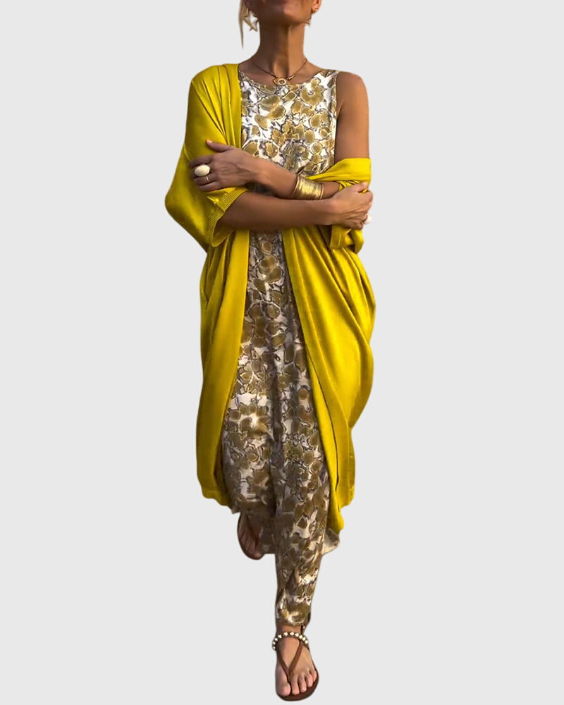 VIVIAN | Set with midi dress and jacket