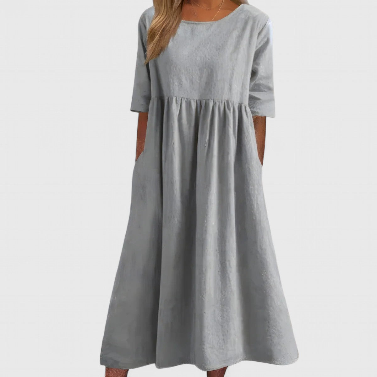 HUI LING | Lightweight cotton midi dress