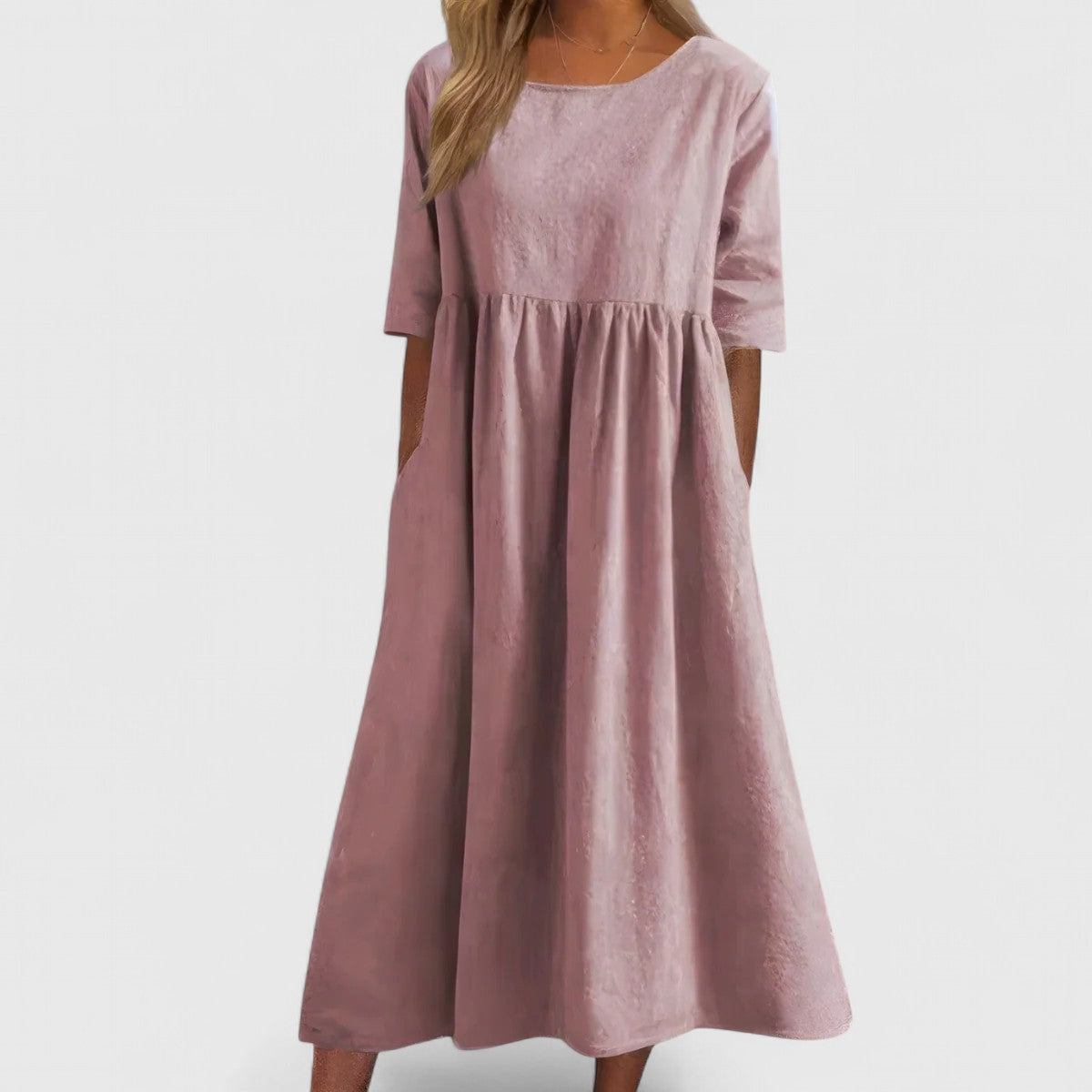 HUI LING | Lightweight cotton midi dress