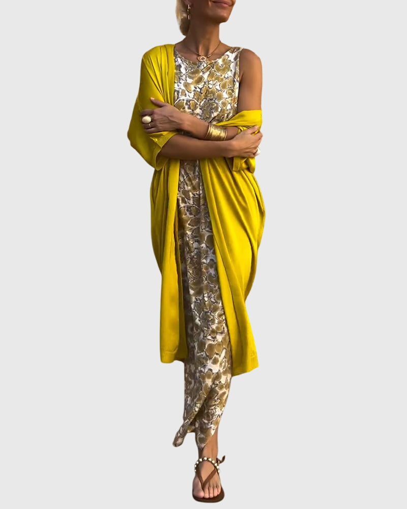 VIVIAN | Set with midi dress and jacket