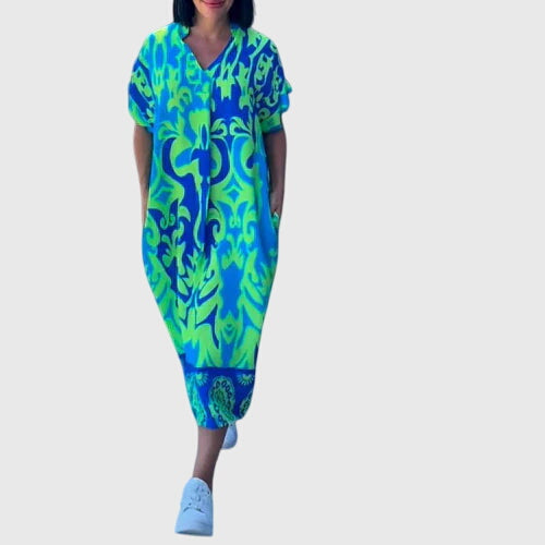 HANA | Floral wrap dress