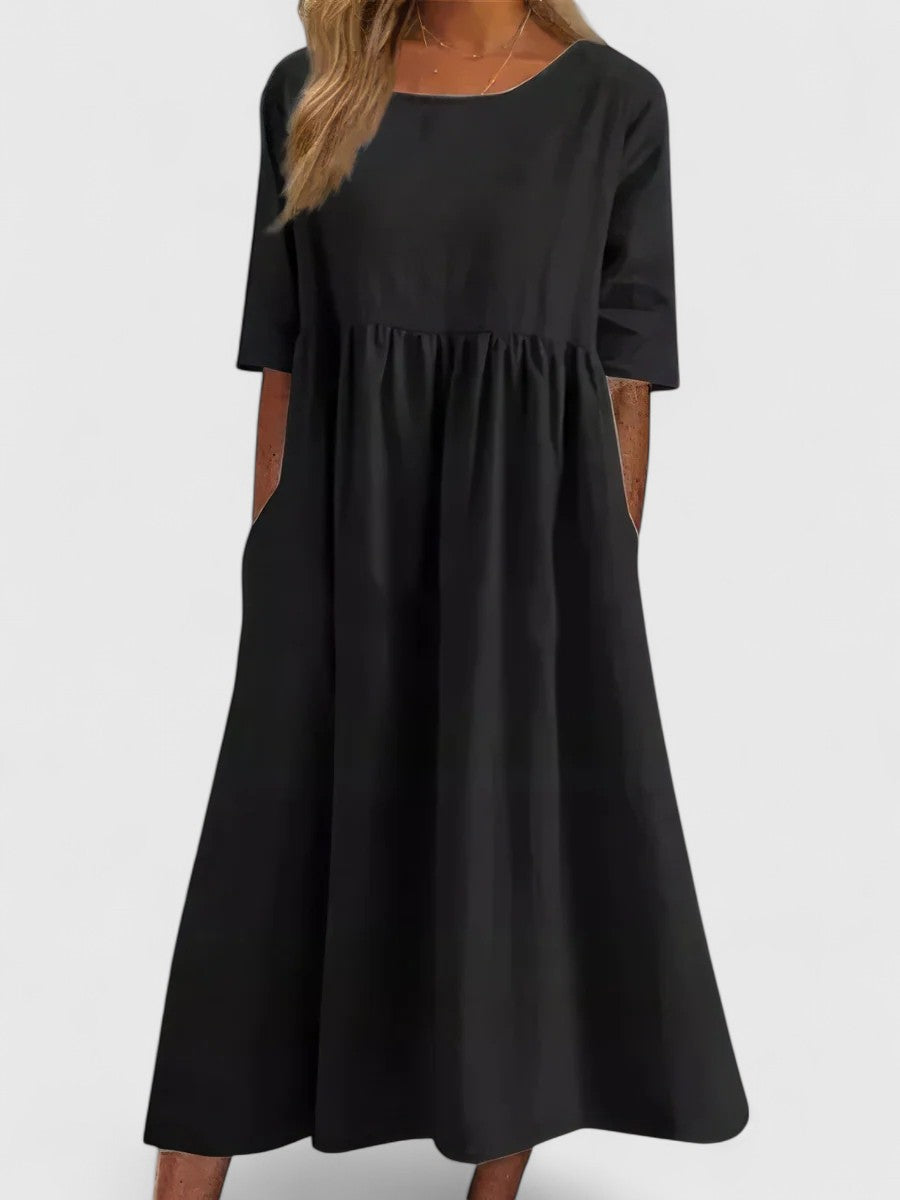 HUI LING | Lightweight cotton midi dress