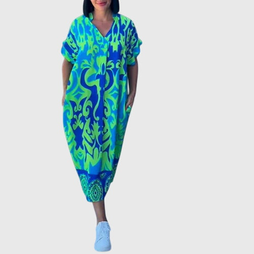 HANA | Floral wrap dress