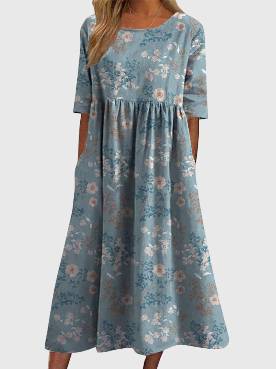 JIA HUI | Embroidered flattering dress