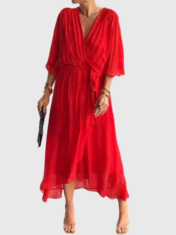 CHLOE | V-neck elegant dress