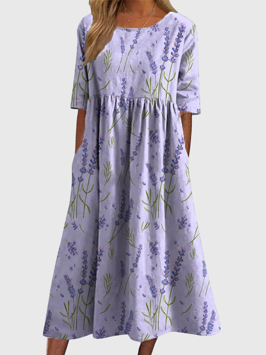 JIA HUI | Embroidered flattering dress