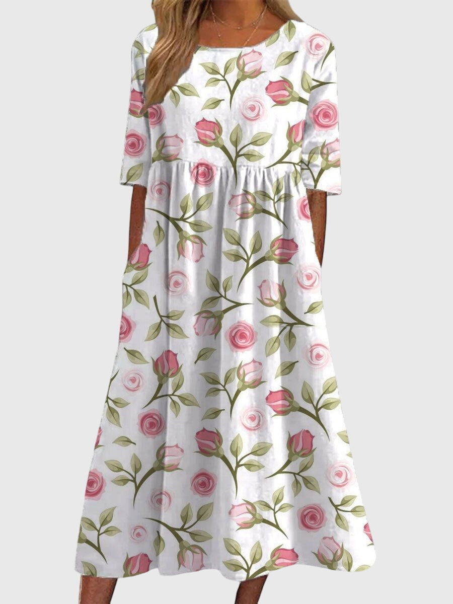 JIA HUI | Embroidered flattering dress