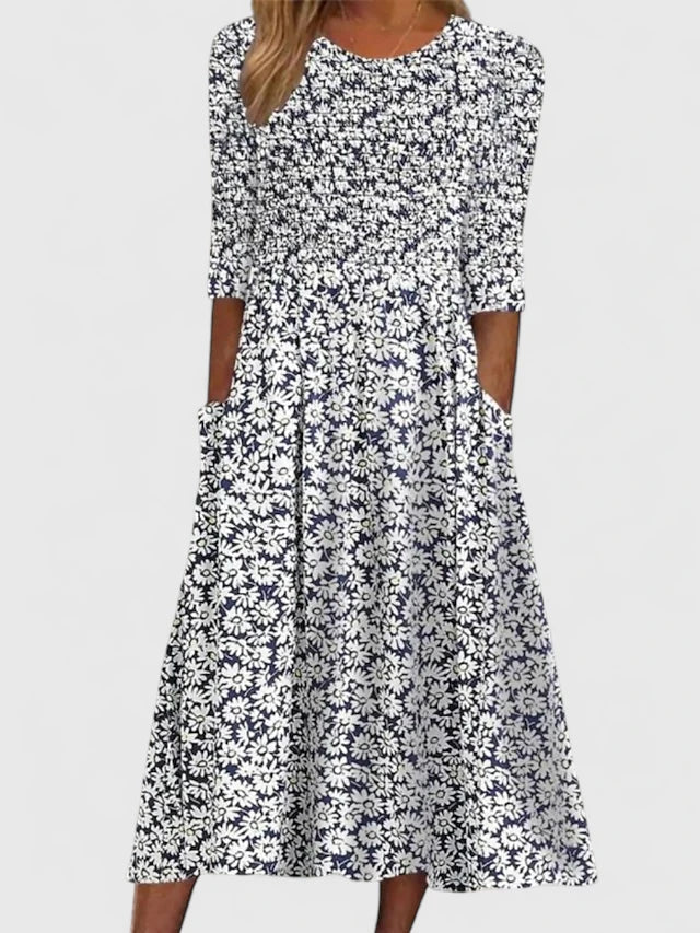 NICOLE | Floral midi dress