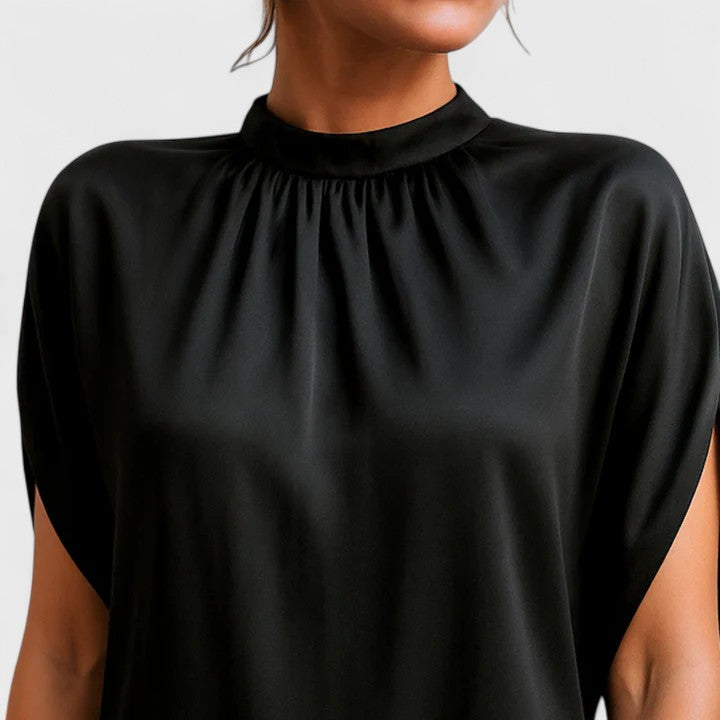 SITI | V-neck figure-flattering dress