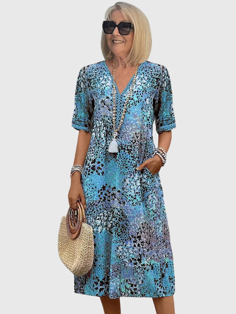 YVONNA | Floral midi dress