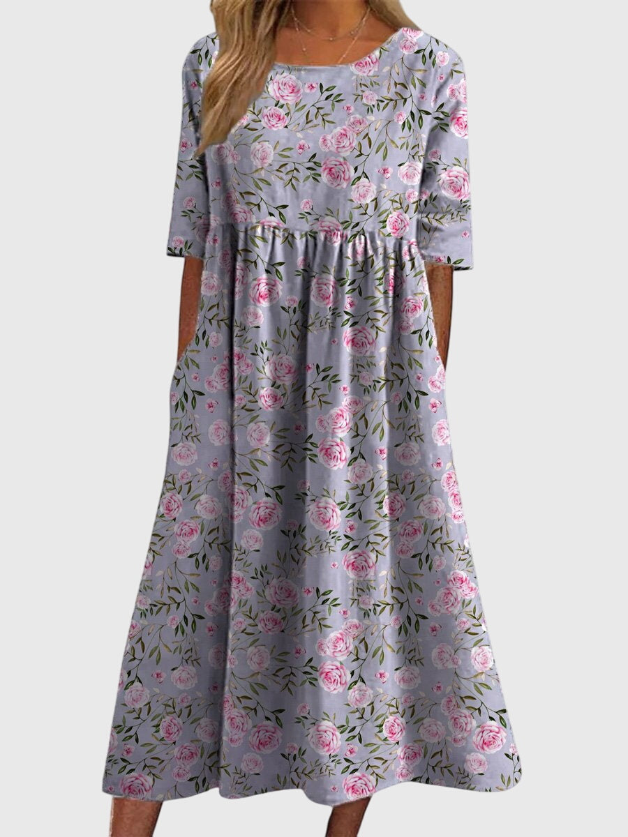 JIA HUI | Embroidered flattering dress