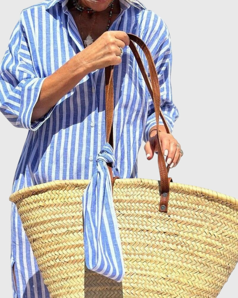ELLEN | Striped midi dress