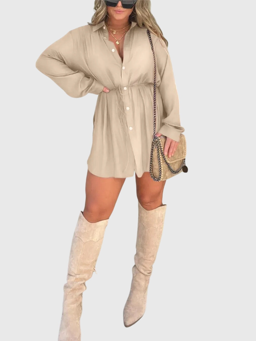 PRIYA | Romper dress with built-in shorts