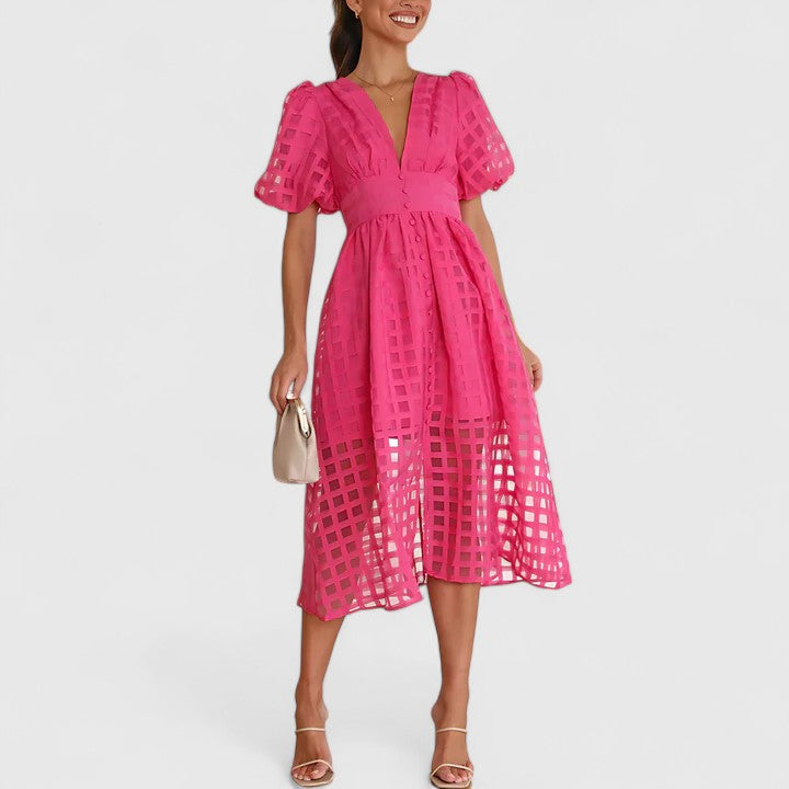 SAMANTHA | Elegant midi dress
