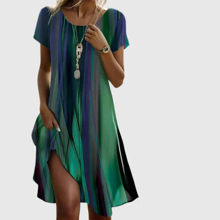NURUL | Printed midi dress